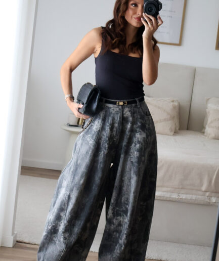 Calças Balloon Estampada