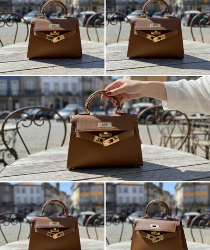 Carteira Estruturada em Pele Genuína Premium