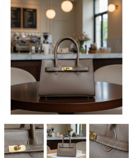 Carteira Estruturada Retangular - Pele Genuína Premium (Cópia)