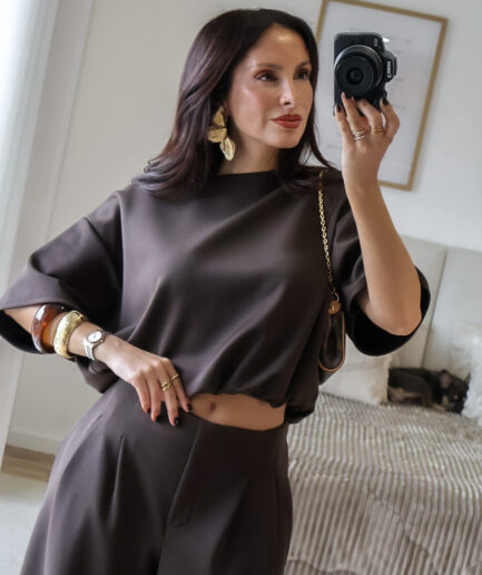 Conjunto de T-shirt efeito Abalonado