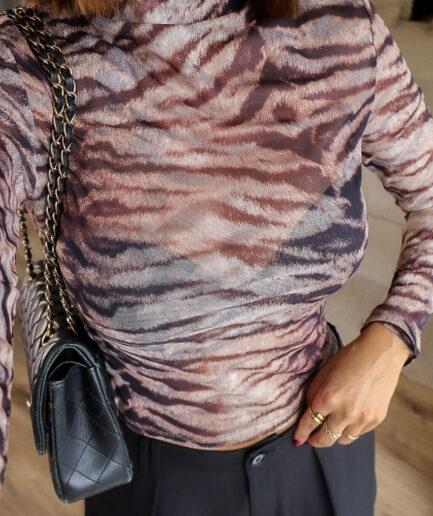 Camisola Estampado Zebra